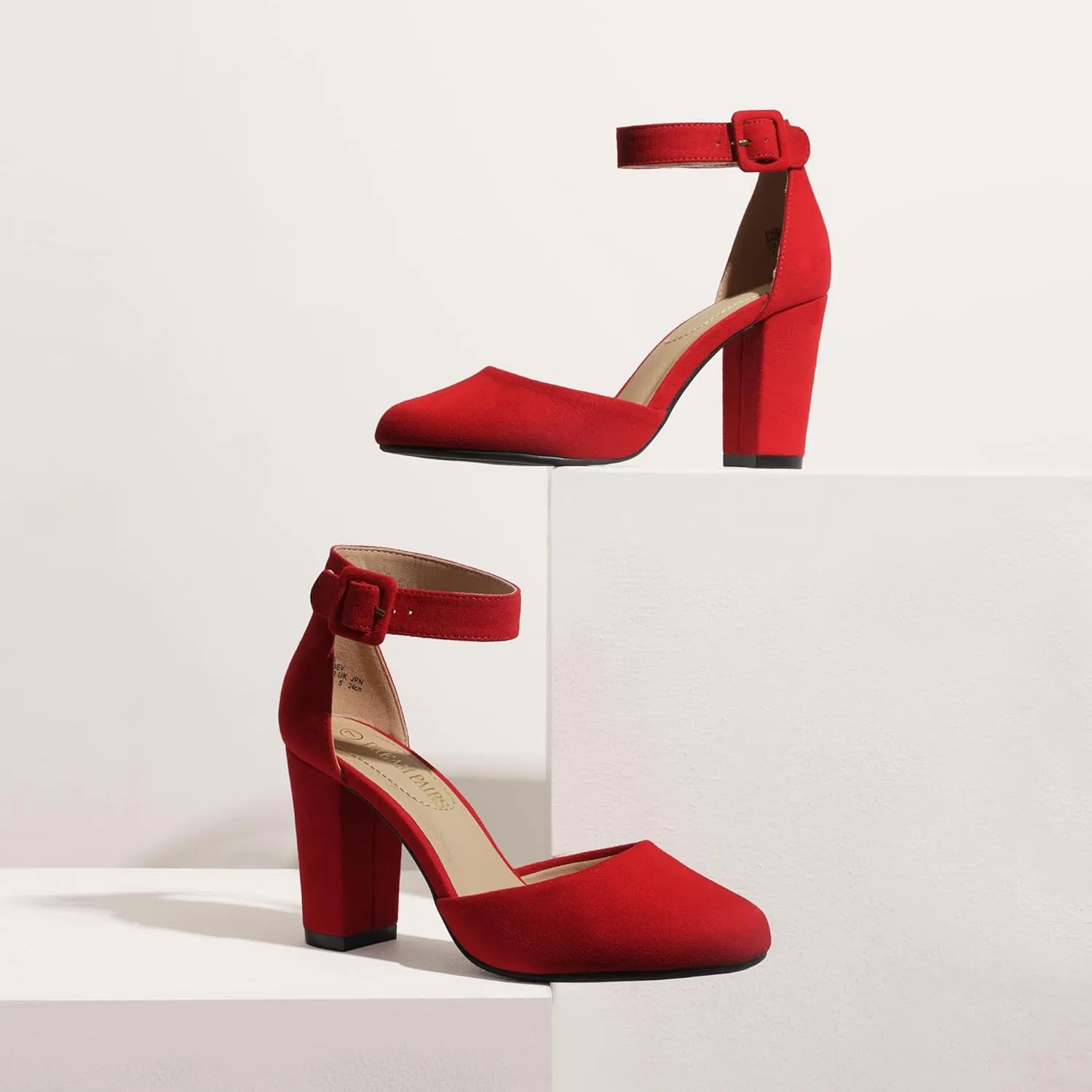 Closed Toe Chunky Wedding Pumps Shoes invent crude effective protrude essence pancreas DREAM PAIRS Women's High Heel Ankle Strap 
