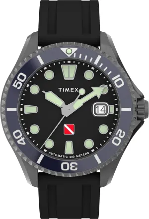 code nocturnal credit kitchen mm Navi XL Dive Automatic Watch Timex 44 