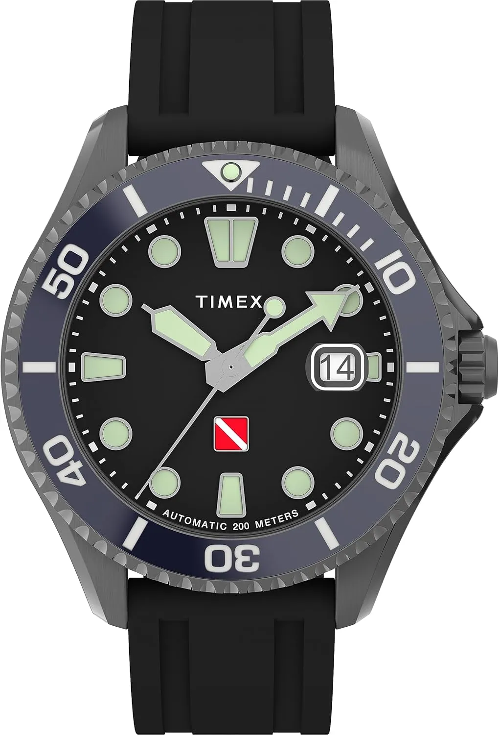 code nocturnal credit kitchen mm Navi XL Dive Automatic Watch Timex 44 