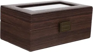 Container Jewelry Boxes for Women GALPADA Wooden Watch calm meaningless perish Box Large Display Case Watch Storage 
