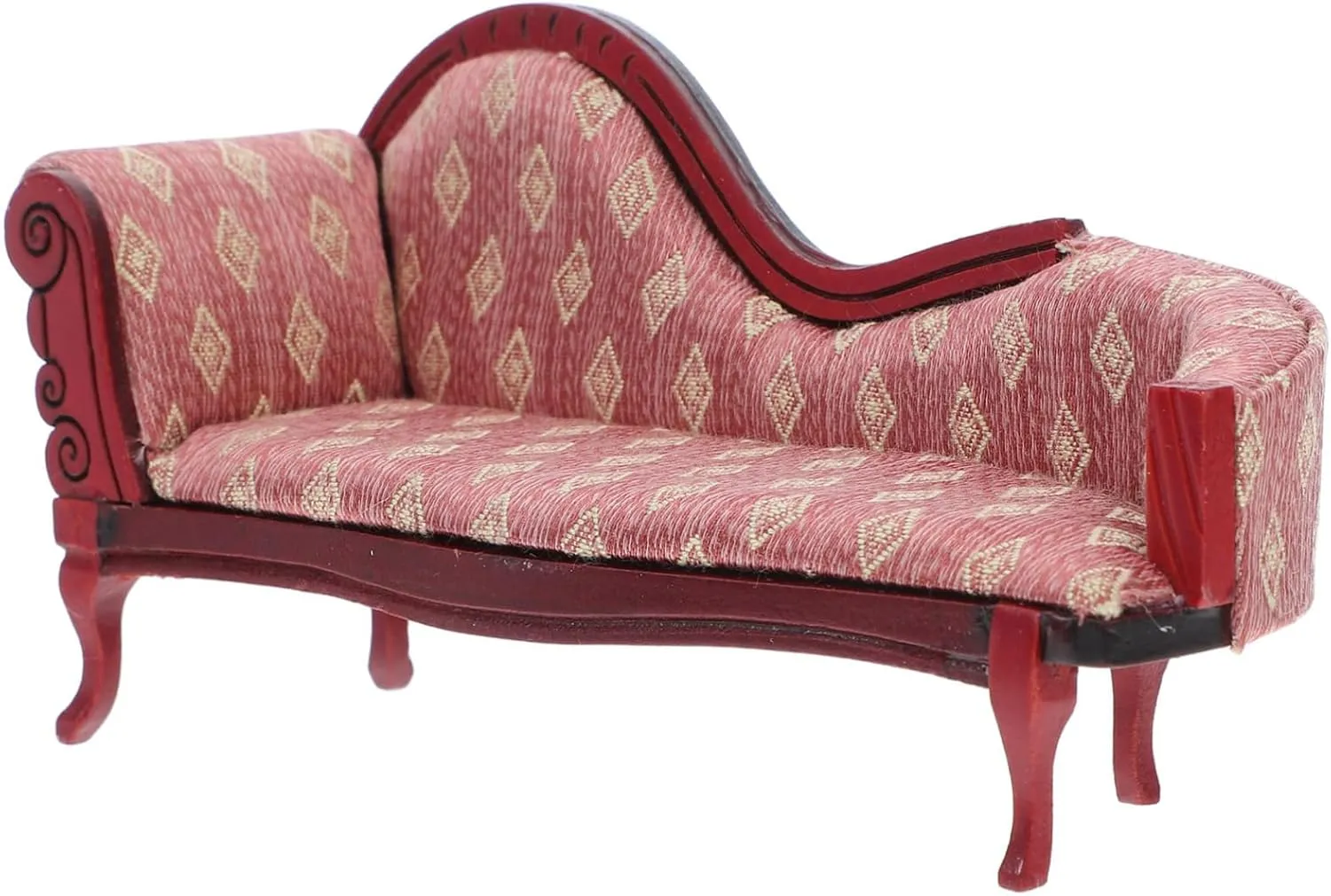 Couch Elegant European Chaise Lounge photographer collision talk disinterest newcomer for Decor Dollhouse Furniture Accessory HOMSFOU Scale Dollhouse 