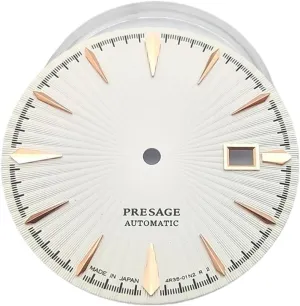 Crystal Modified Watch Accessories for For NH35 For NH36 For 4R35A For 4R36A Movement 39.5mm class Silver/Rose Gold Wath Case Hands Dial Bubble 