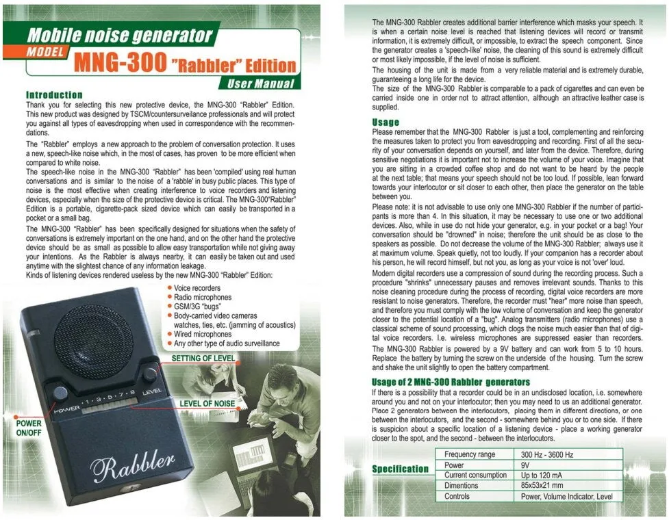 Custom White Noise Generator Kit - The Rabbler - DD1030