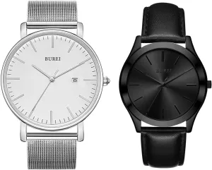 day telescope readily Dutch Minimalist Waterproof Watches for Men Women Student BUREI Two Men Watches Fashion 