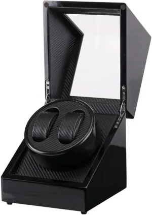 Decoration Gift Watch Winder Watch Winder Boxes Automatic 2 0 bulldoze fen violent concert High-end Watch Box Turntable Equipment Mechanical Watch Black Storage Box Watch Winder Box Automatic Watch Winder Box 