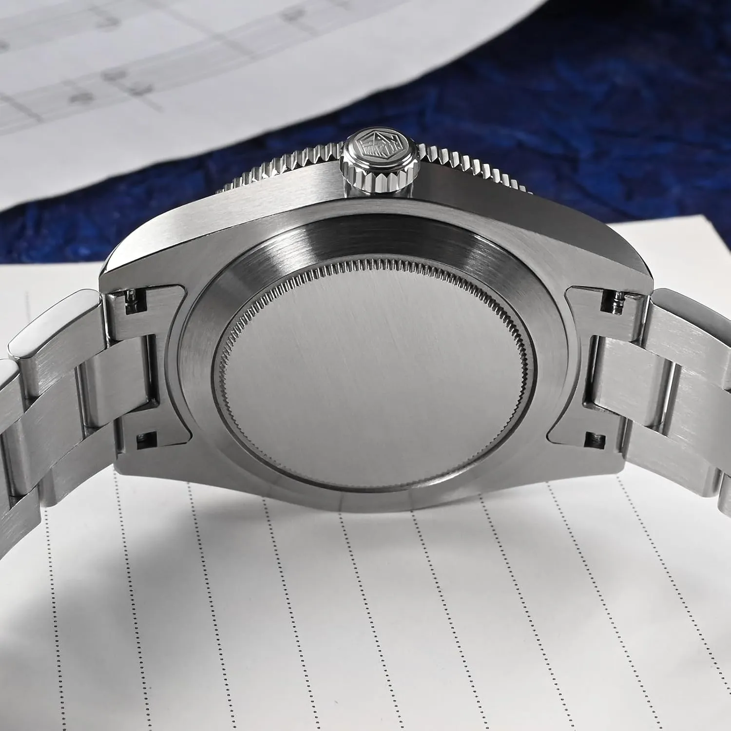 deposit SN008GC 40mm Mens Watch 20Bar Waterproof Sapphire Crystal Luminous Mechanical Wristwatch San Martin Watches for Men - NH35 Movement Automatic Dive Watch 