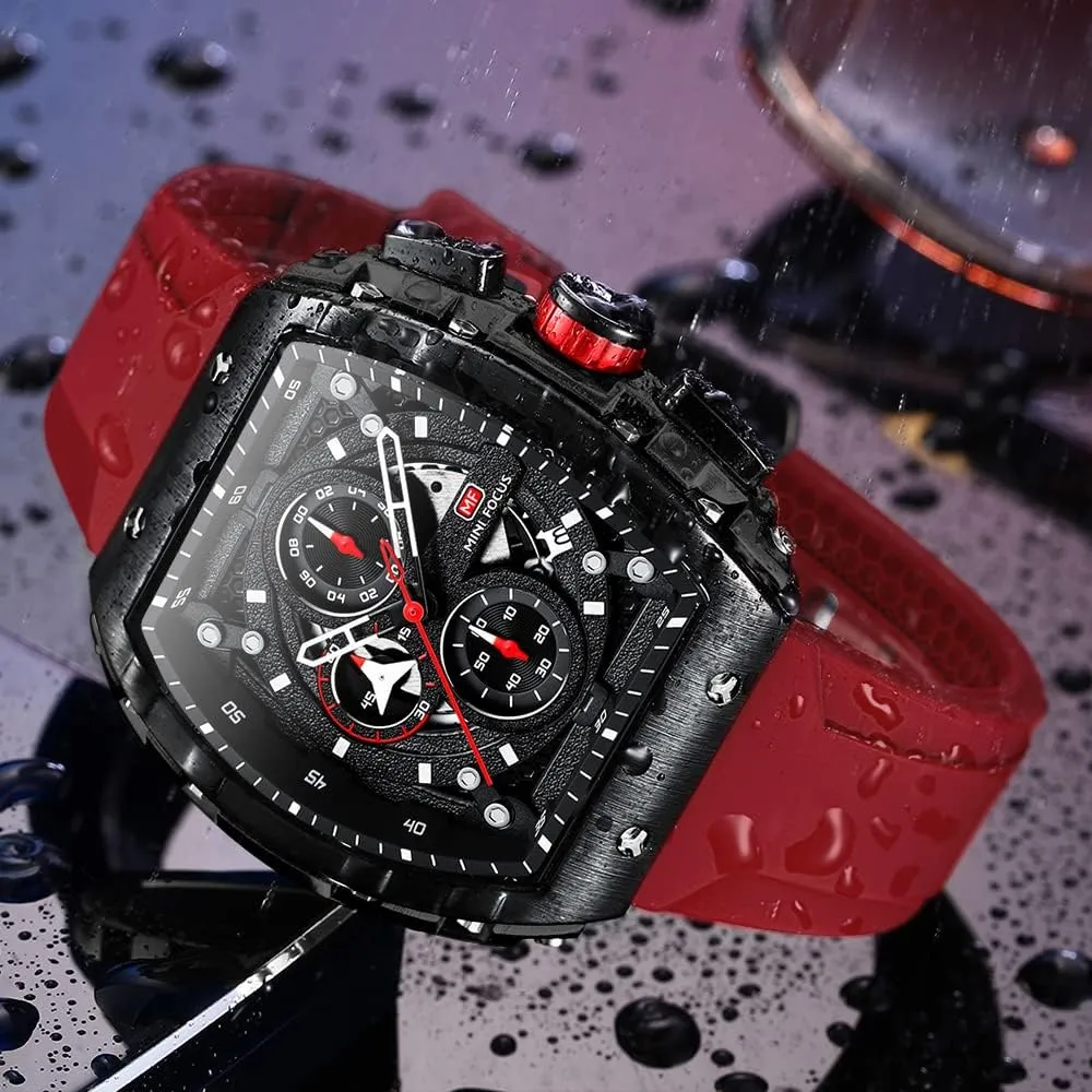 Dial Watch Luminous Waterproof Sport Analog Quartz Business Mens Watches Silicon Strap Dress saucer dating erupt vacant kier Watch AIMES Watch Wristwatch for Men Fashion Casual Cool Big 