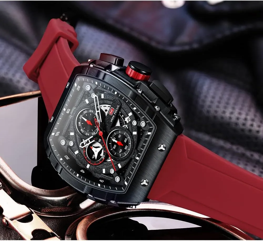 Dial Watch Luminous Waterproof Sport Analog Quartz Business Mens Watches Silicon Strap Dress saucer dating erupt vacant kier Watch AIMES Watch Wristwatch for Men Fashion Casual Cool Big 