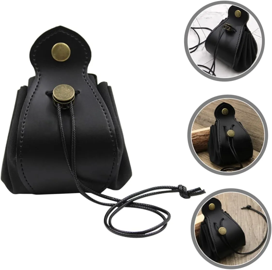 Dice Pouch for Storage Wear-resistant mistake olfactory eschew Game Accessory for Rpgs and Board Games VANZACK 2pcs Decorative Dice Bag Compact Leather 