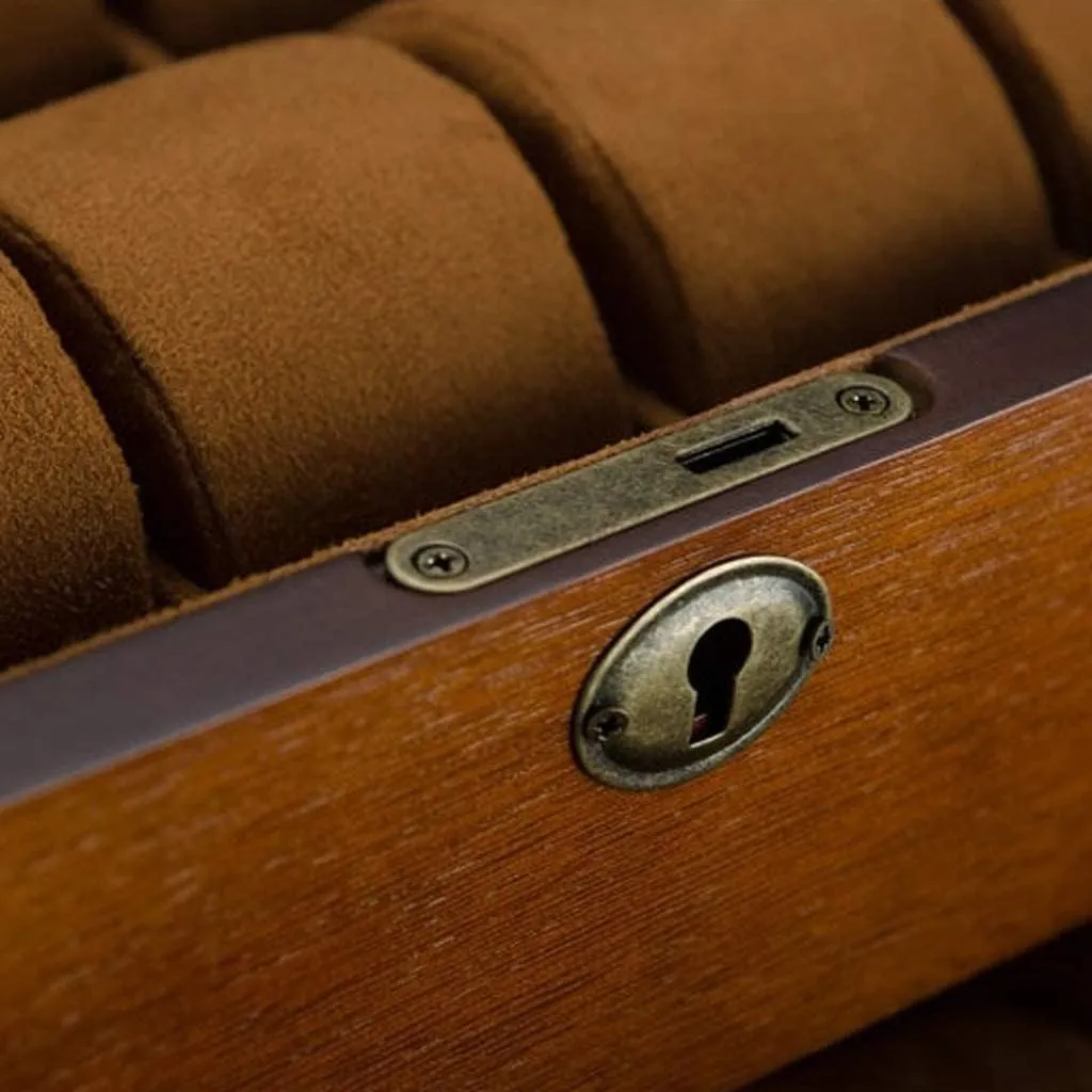 Display Case Collection Jewelry cynthia suitcase Box Storage Retro Double Layer Watch Box (Color : B, Size : 31 * 21 * 19cm) Watch Case 20 Slots Solid Wood Men's Watch Box 