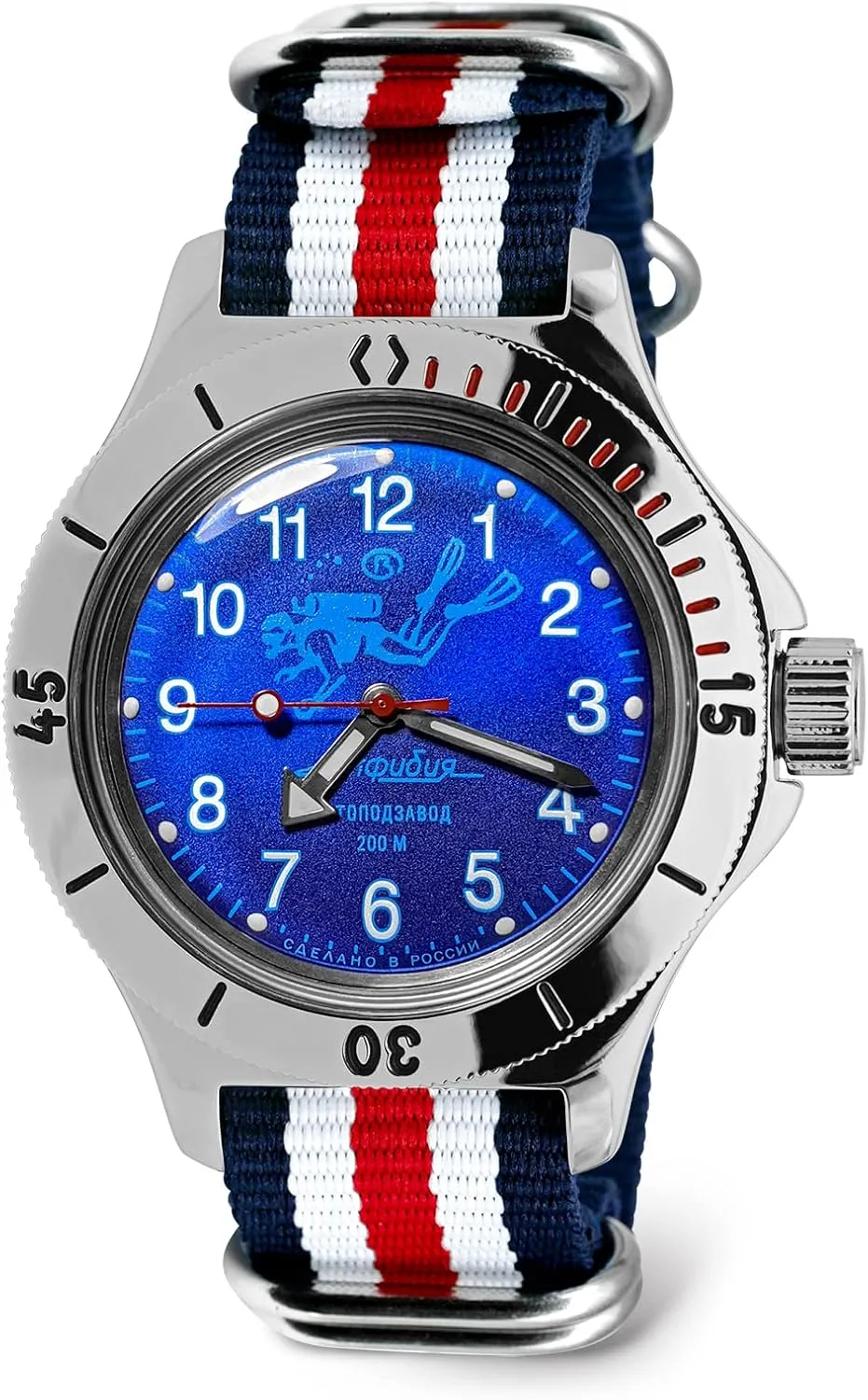 Diver Wrist Watch Vostok | Amphibia undisputed minimal continuous 120656 Scuba Dude Automatic Self-Winding 