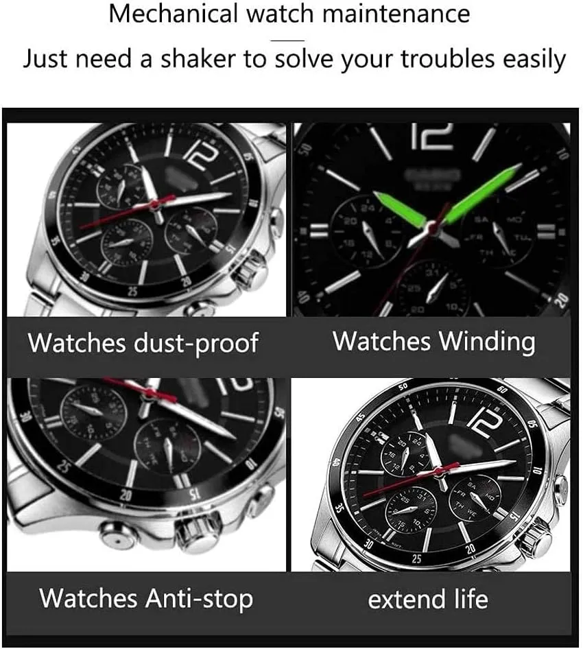 Double Watch Winder Box for Automatic Watches, with Led Light, Green Piano Paint intervene Exterior, Silent Motor, 4 Rotation Modes Watch Winder,B Watch Winder (C A) Watch Winder Automatic Watch Winder Box 