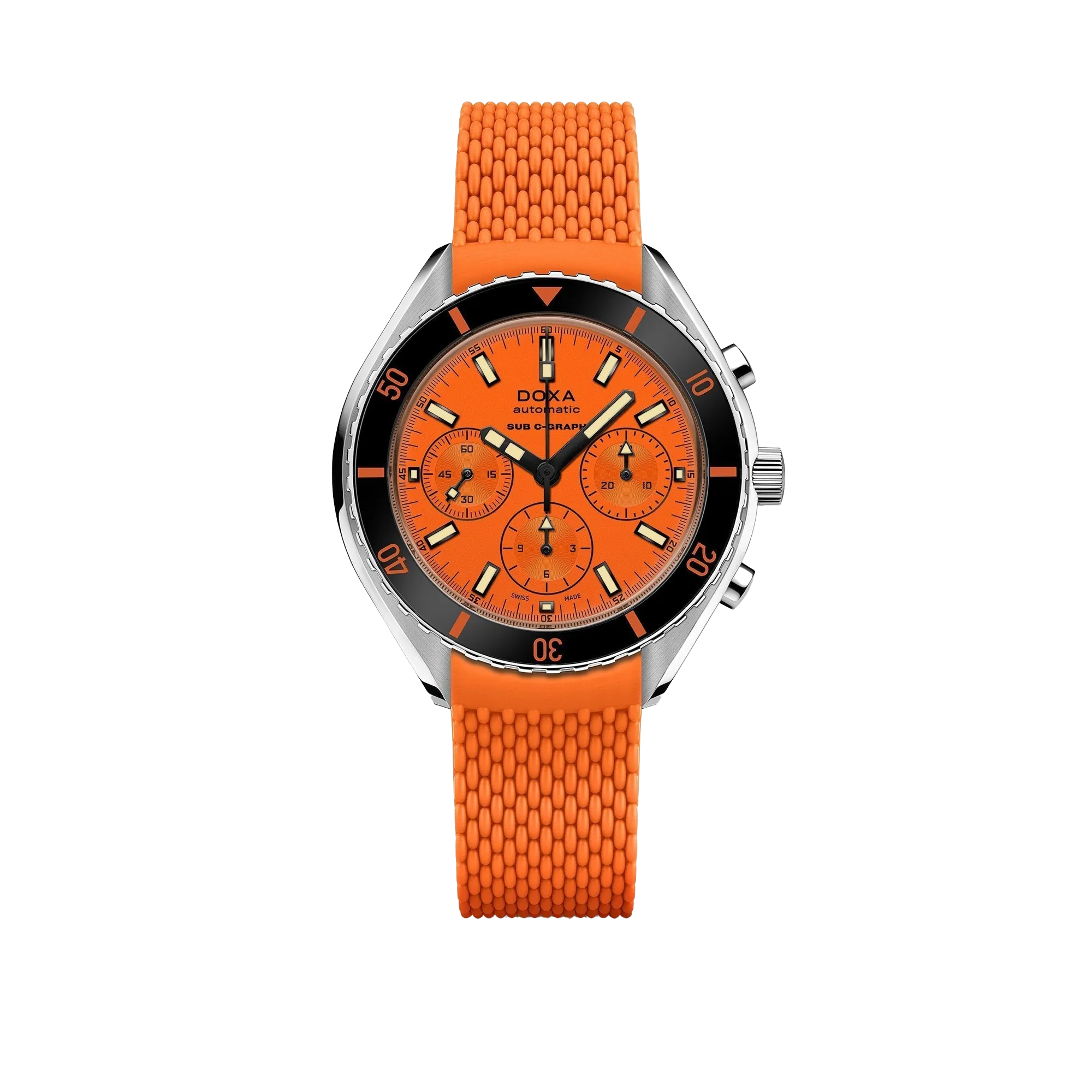 DOXA SUB 200 C-GRAPH Professional, rubber strap