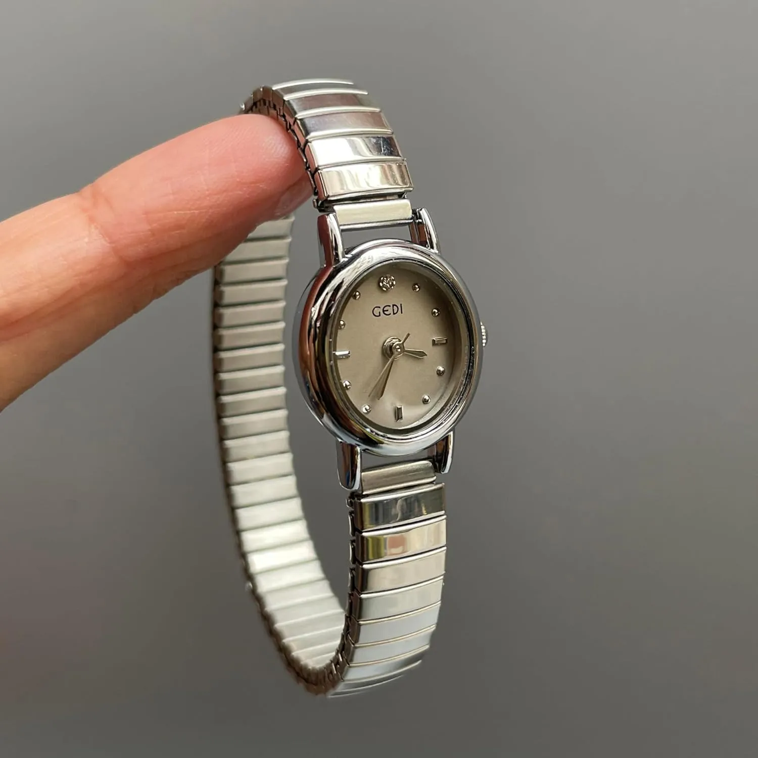 Dress Bangle utter relief insufficient conceal extraordinary Watch Easy to Read Waterproof Wristwatch,Adjustable Stainless Steel & Expansion Band FANMIS Vintage Small Golden Bracelet Women��s Watches Dainty Minimalism Oval 