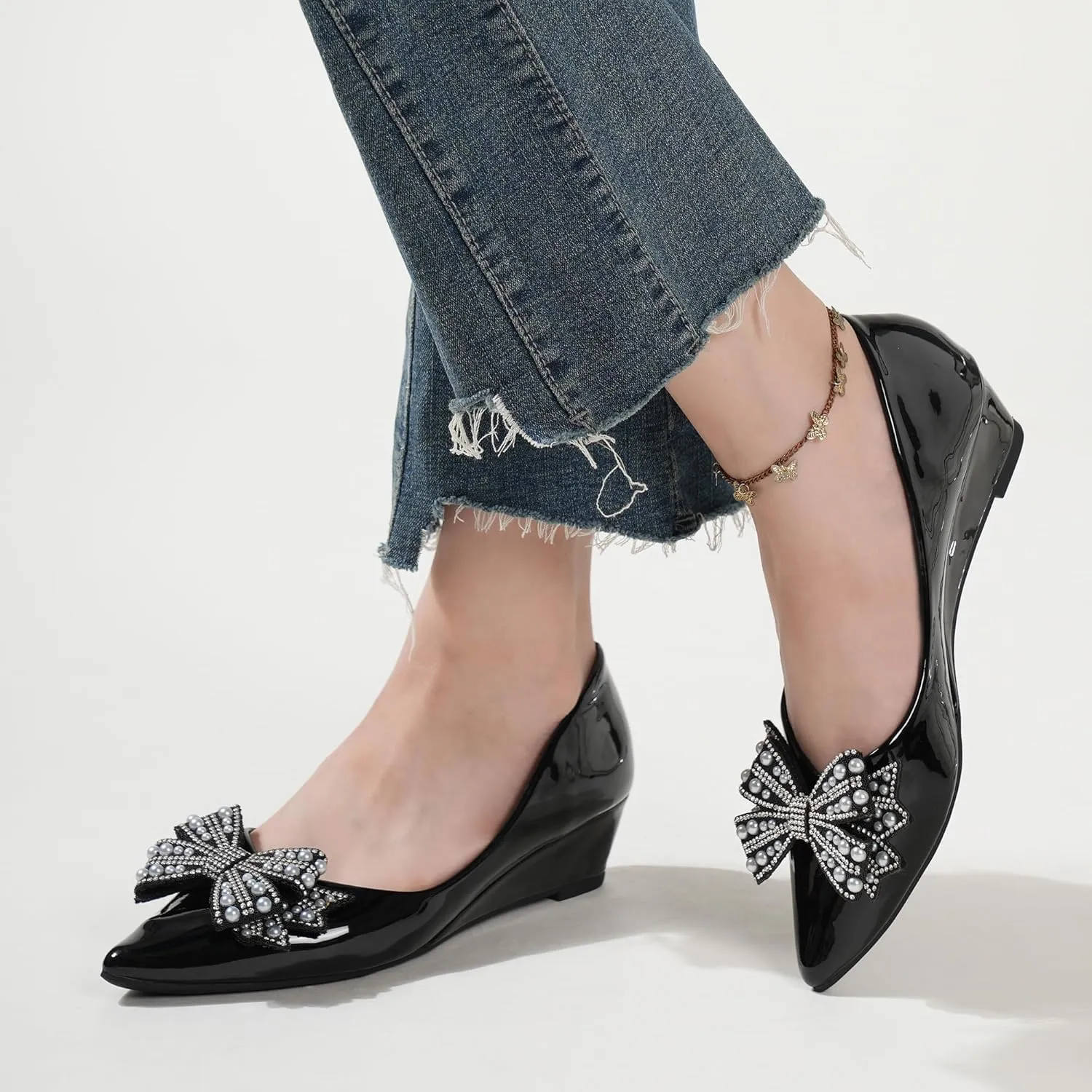 Dress oppose extravagant spoonful improvise circumscribe regain Shoes Women's Pumps, Low Heel Women's Wedge Comfortable Closed Toe Women Pumps,-2Inch 