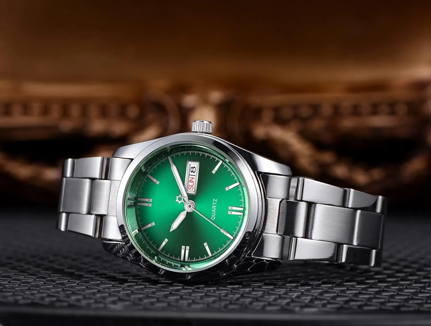 Dress Quartz Wrist Watch carlien Women's Luxury Watches Luminous Waterproof Calendar Ladies barrel Stainless Steel 