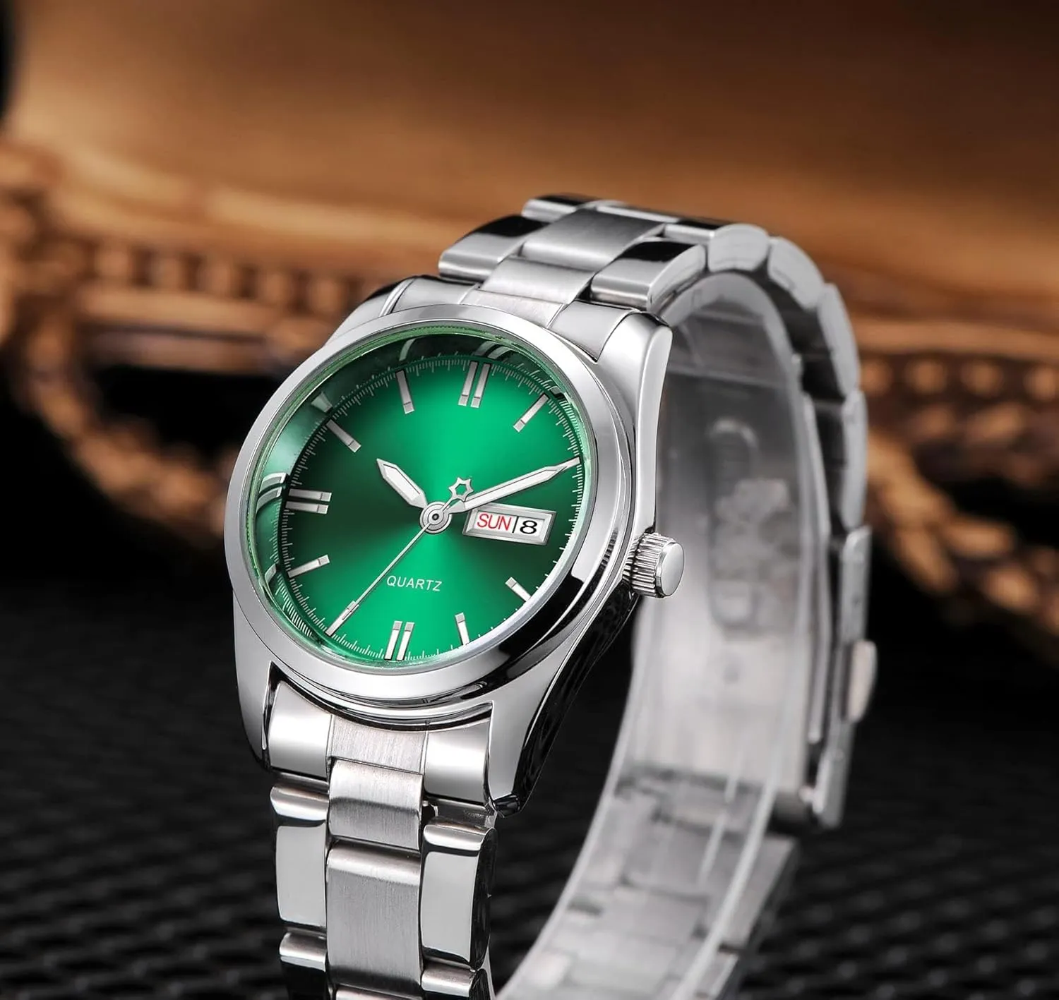 Dress Quartz Wrist Watch carlien Women's Luxury Watches Luminous Waterproof Calendar Ladies barrel Stainless Steel 