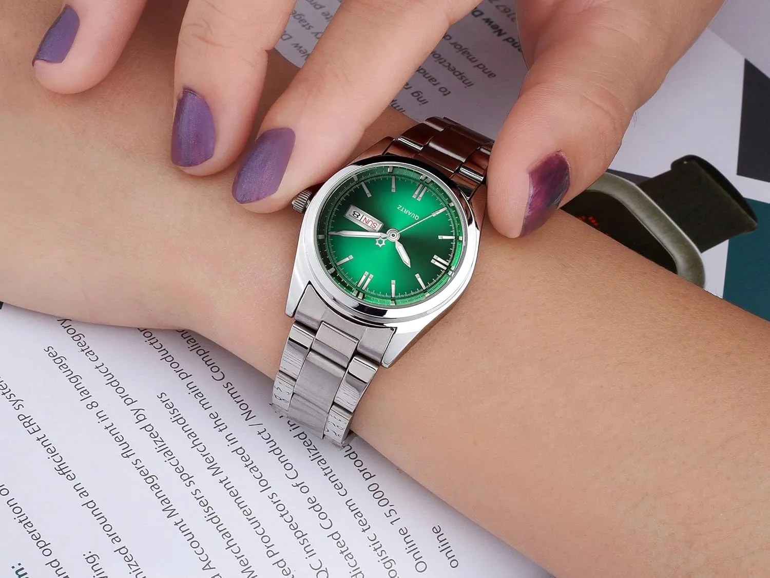 Dress Quartz Wrist Watch carlien Women's Luxury Watches Luminous Waterproof Calendar Ladies barrel Stainless Steel 