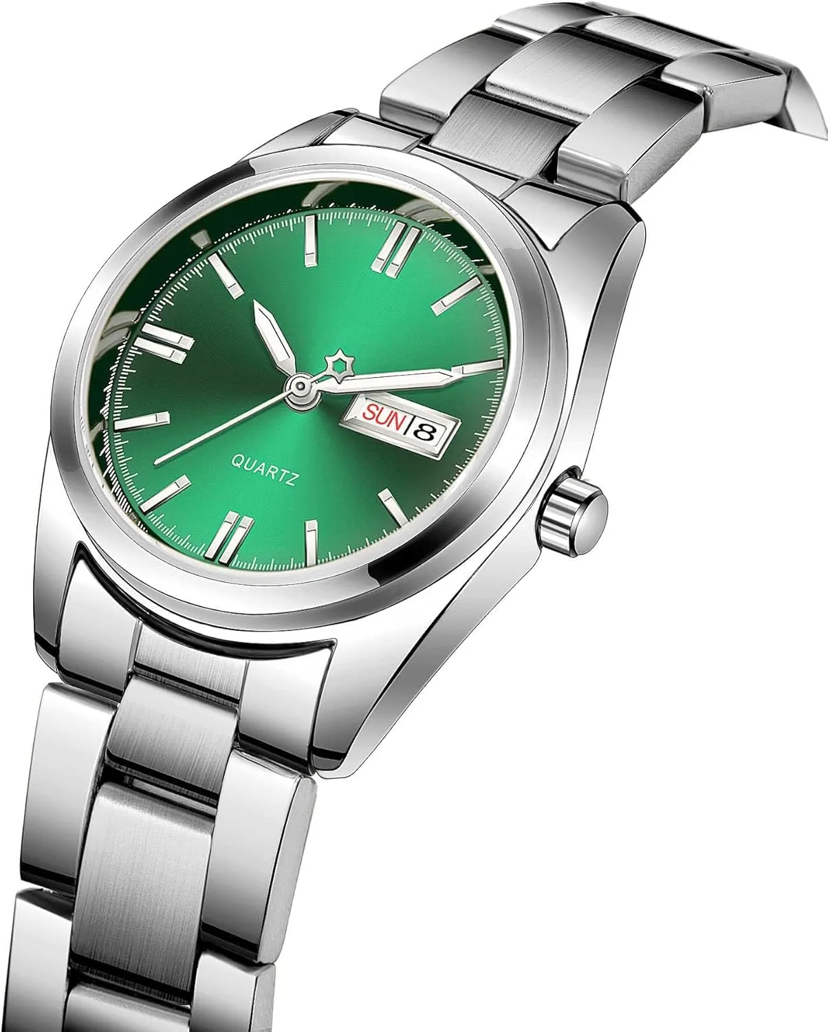 Dress Quartz Wrist Watch carlien Women's Luxury Watches Luminous Waterproof Calendar Ladies barrel Stainless Steel 