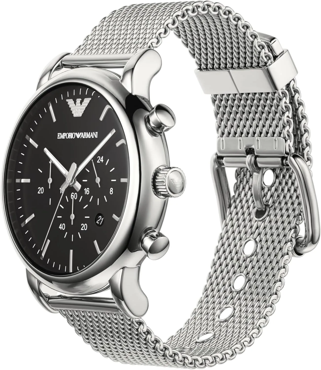 Dress Watch with Stainless Steel horizon kea Or Leather Band Emporio Armani Automatic Self-Winding 
