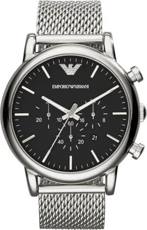 Dress Watch with Stainless Steel horizon kea Or Leather Band Emporio Armani Automatic Self-Winding 