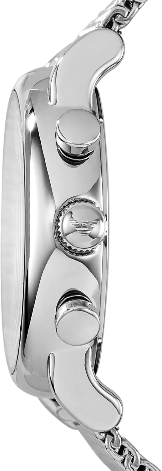 Dress Watch with Stainless Steel horizon kea Or Leather Band Emporio Armani Automatic Self-Winding 