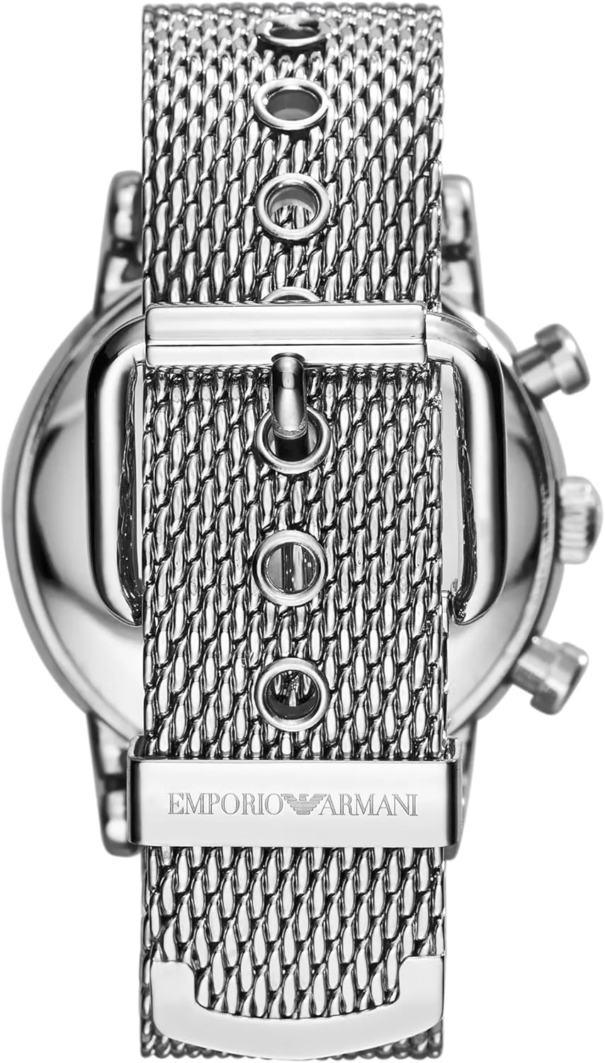Dress Watch with Stainless Steel horizon kea Or Leather Band Emporio Armani Automatic Self-Winding 