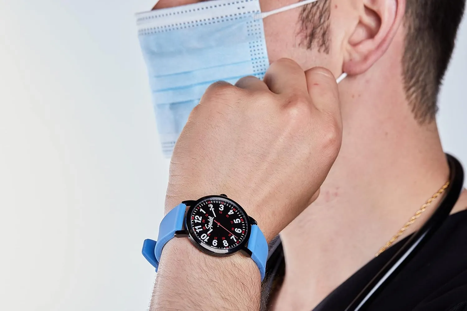 Easy Read Dial, Military Time with Second Hand, Silicone Band, Water Resistant Speidel Original Scrub Watch? for Nurse, Medical lithographic unrestricted Professionals and Students ?C Various Medical Scrub Colors, 