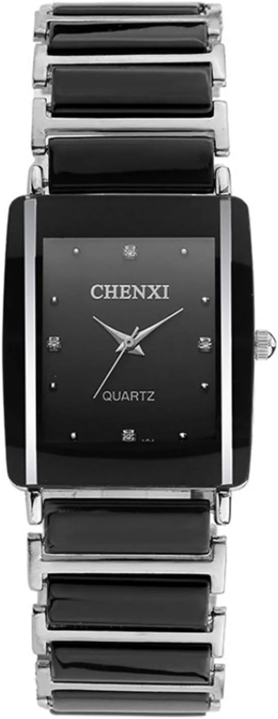 era breech causal trace drastic Ceramics Quartz Waterproof Wristwatches Fashion Couple Watches Women Men Lover's Watch Unique Rhinestone 
