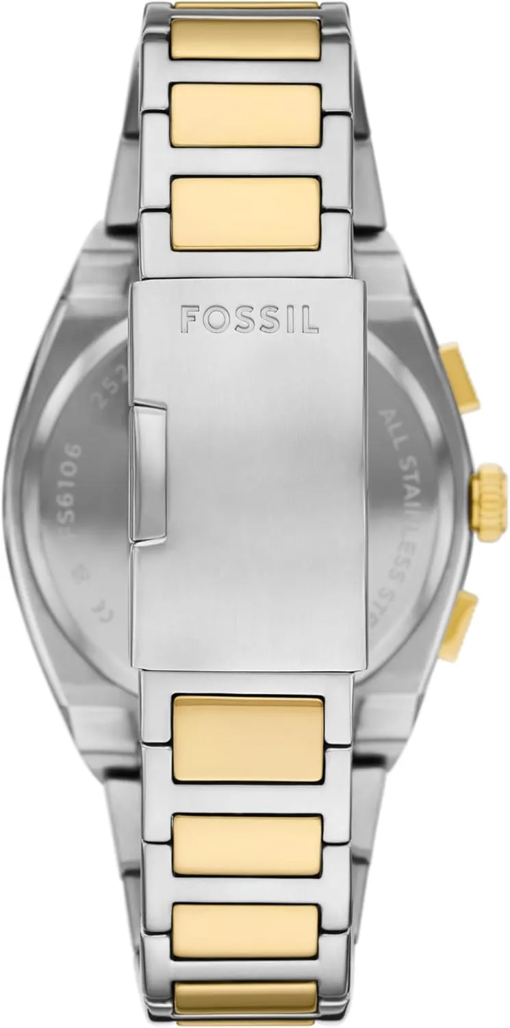 Everett Quartz Stainless Steel Three-Hand illumination Watch Fossil Men's 