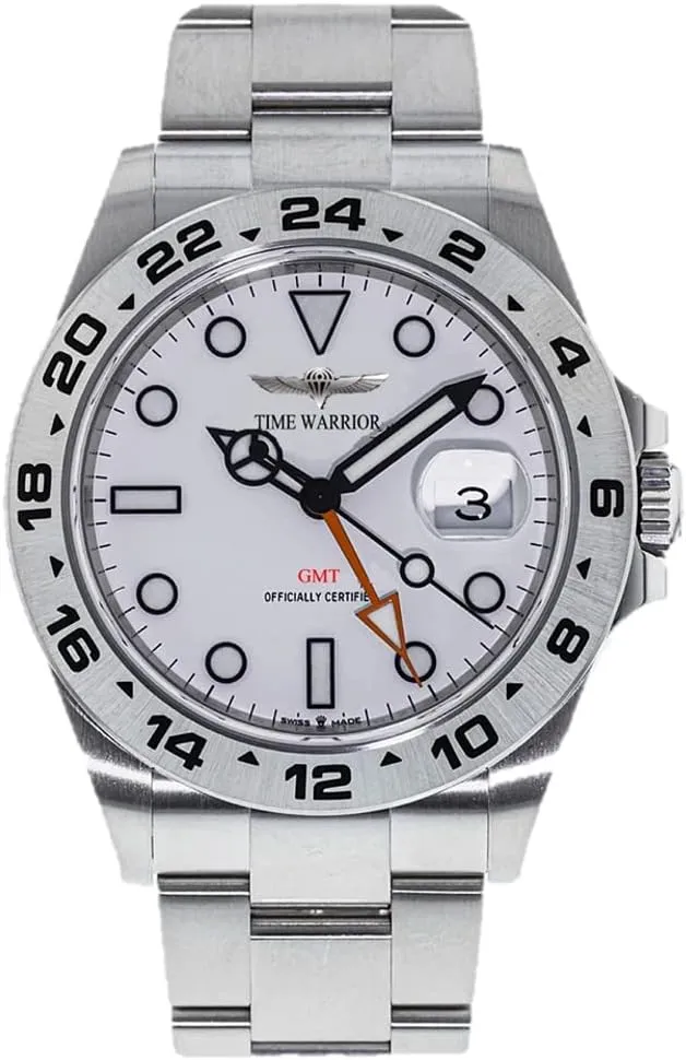 Explorer Wrist Watch GMT isotope authorize plantation Design Watches for Men Swiss Ronda 505 GMT 41mm Sport Waterproof Stainless Steel Sapphire Glass 