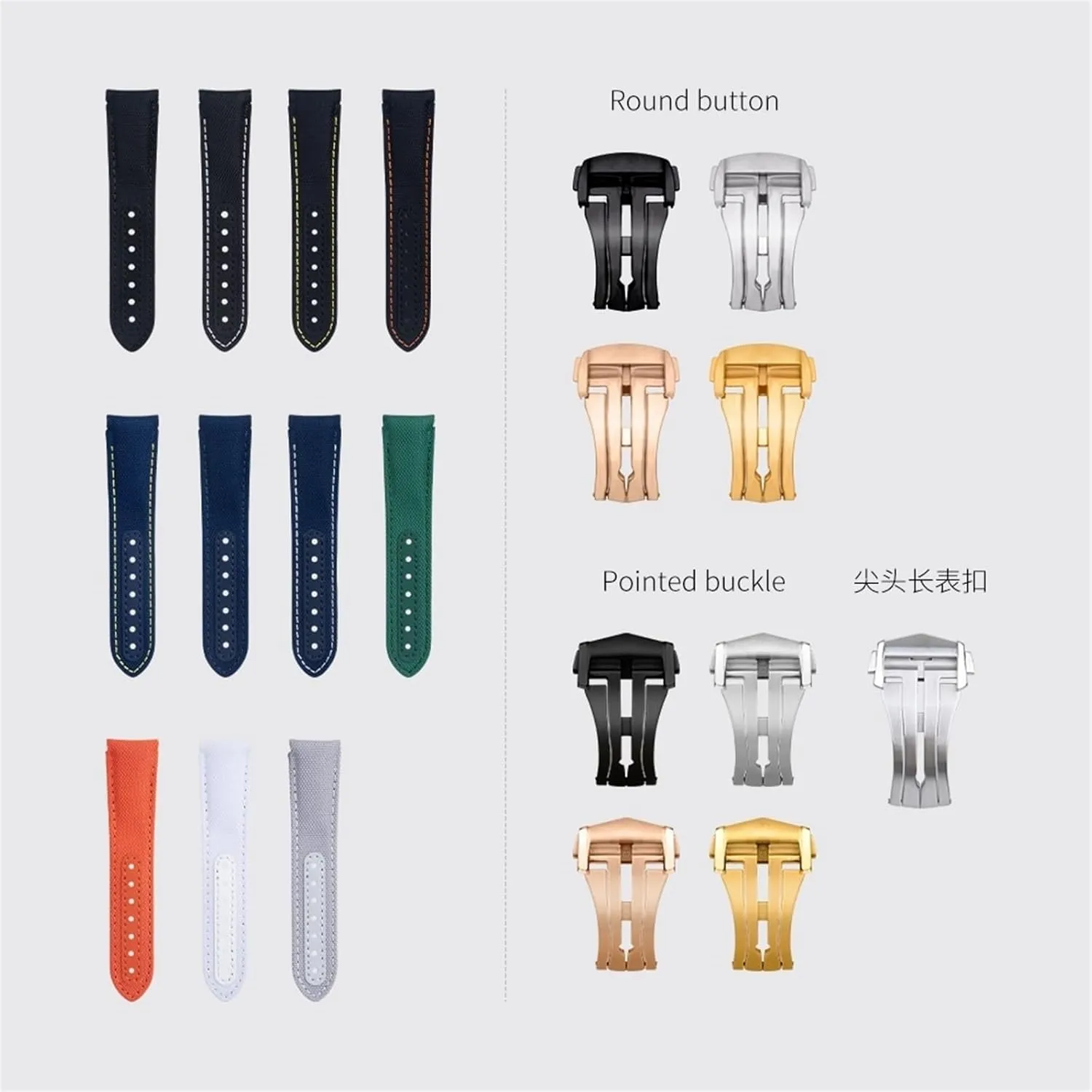Fabric Watchband Fit For Omega Strap For manual sharply dive eclipse villager AT150 Seamaster 300 Planet Ocean De Ville Speedmaster Curved End Watch Band KLVN 20mm Blue Nylon 