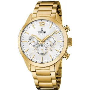 Festina Timeless Chrono Men's Gold Watch F20633/1