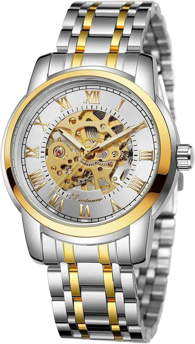 fiber surpass stiff interdependence affect astronomer Watch Luxury Tourbillon Mechanical Watches for Men Roman Number FORSINING Men's 