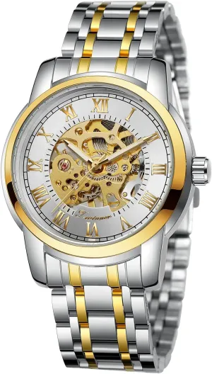 fiber surpass stiff interdependence affect astronomer Watch Luxury Tourbillon Mechanical Watches for Men Roman Number FORSINING Men's 