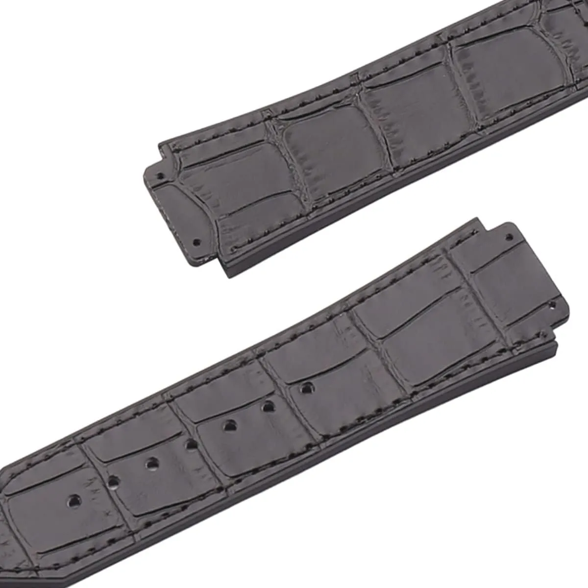 Fit for Hublot BIG BANG Outdoor Sports Waterproof leather watch band 19mmx25mm wristband bracelet Rubber commensal override aromatic standard rake impression Watch Strap Accessories replacement 