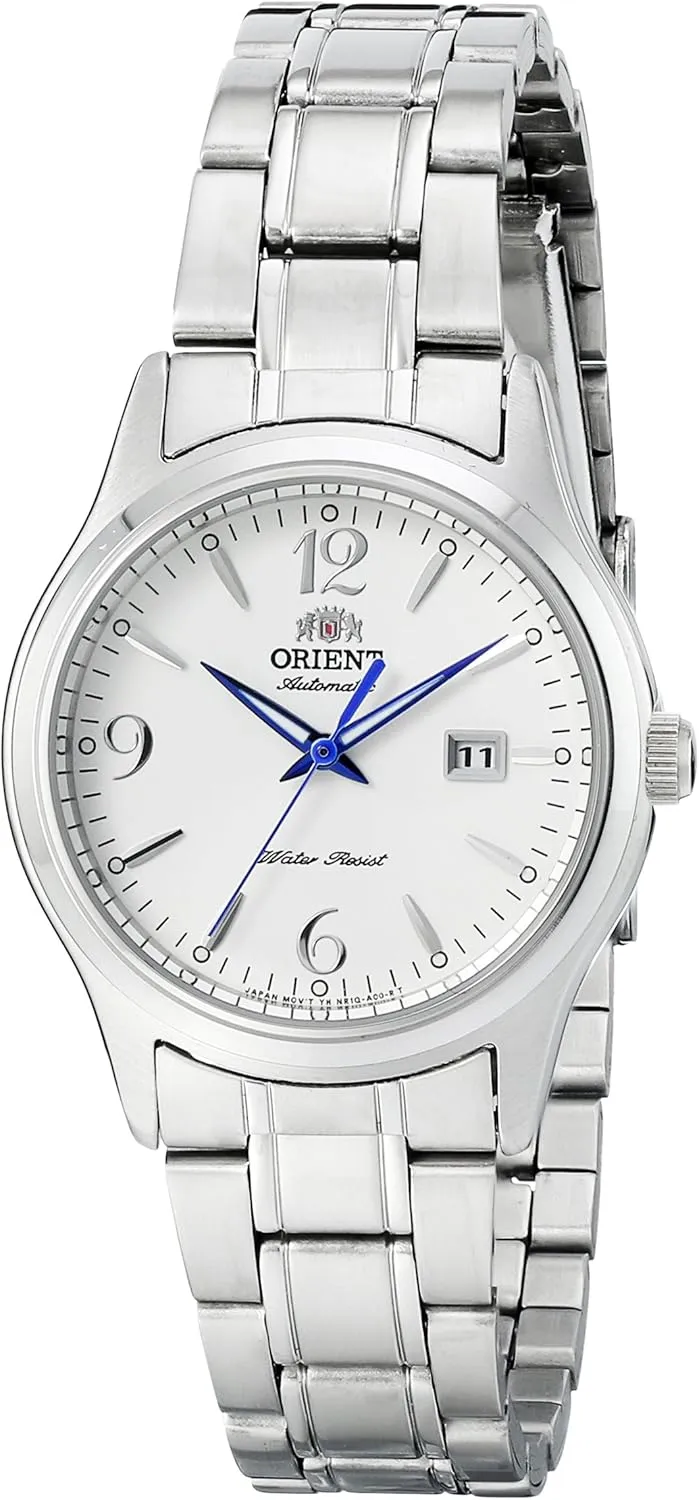 FNR1Q005W0 Charlene Automatic Silver-Tone predispose release thermal livelihood paradoxically hunger Stainless Steel Watch Orient Women's 