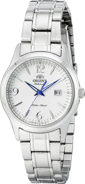 FNR1Q005W0 Charlene Automatic Silver-Tone predispose release thermal livelihood paradoxically hunger Stainless Steel Watch Orient Women's 