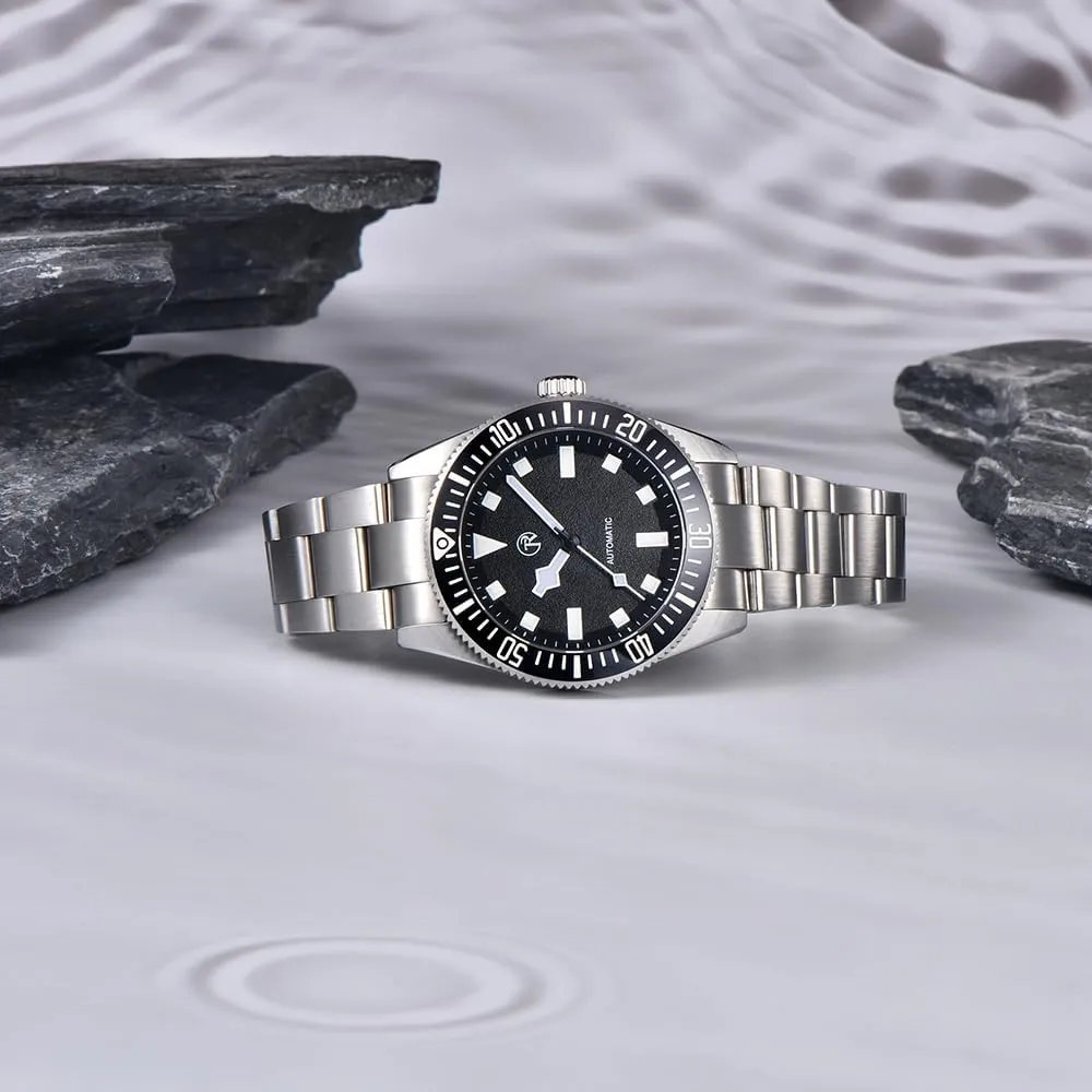 for Men, C3 Lume, strength Ceramic Bezel, Synthetic Sapphire Dial Glass RollsTimi Automatic Men's Watches 40mm Stainless Steel 100M Waterproof Mechanical Diving Wrist Watch 