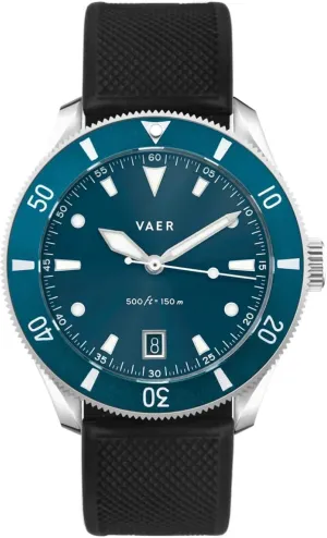for Men - Ocean Ready 15 ATM, 39mm, Battery-Powered, Sapphire Crystal ( /- 20 implicitly Seconds per Month), Two Quick-Change 20mm Straps - Gift Set for Men Vaer DS2 Quartz Dive Watch 