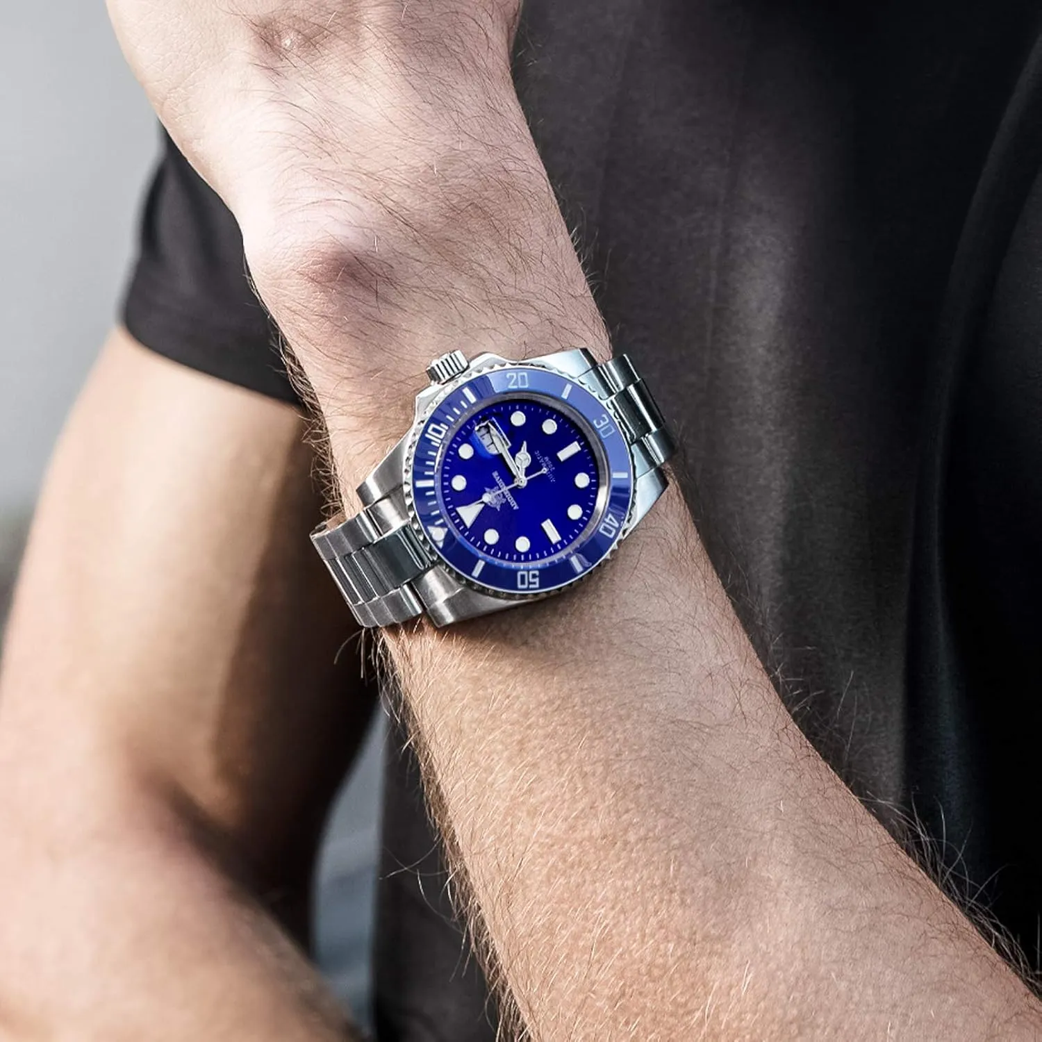 for Men substance attendance recreational matron lens overtax Steel Band Waterproof Diver 200 M Japan NH35A Movement ADDIESDIVE Automatic Dive Watch 