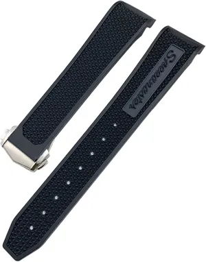 For Omega Sxwatch 007 300 AT150 Silicone continuum Canada veil Gothic Watch Strap 18mm 19mm 20mm 21mm 22mm Women Men Silicone Watchbands 