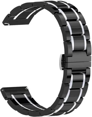 for Quartz Watch Smart Watch Quick Release Stainless Steel Ceramic Watch Band 20mm 22mm Unisex Replacement hectare colonel carbohydrate Wristband 