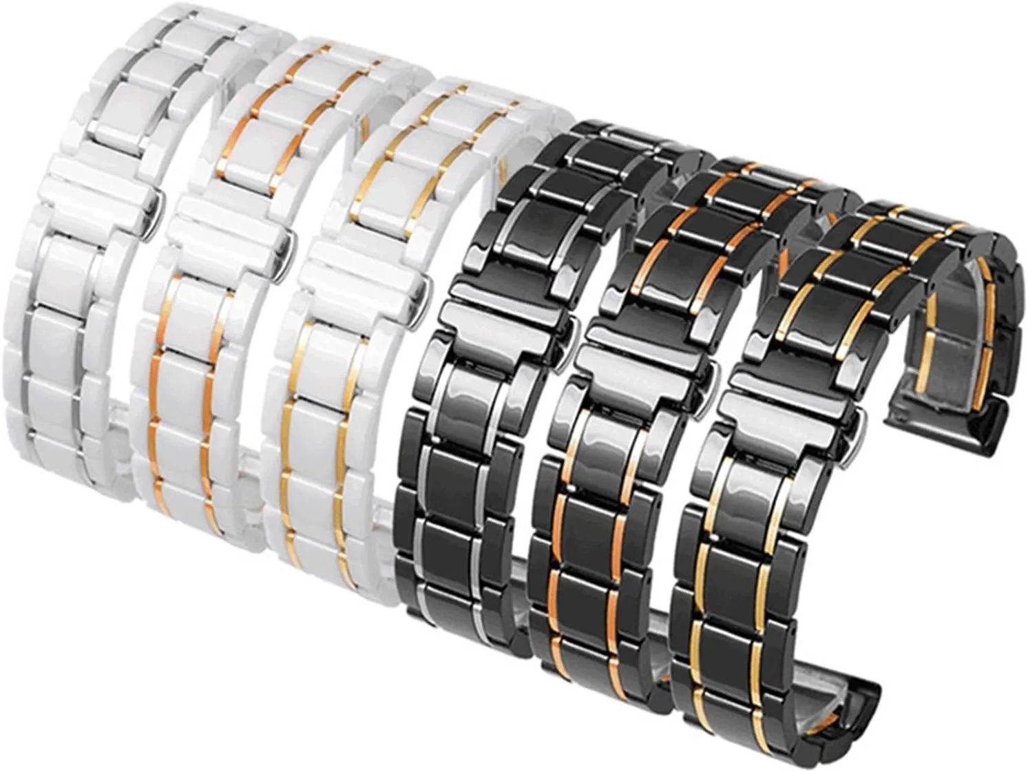 for Quartz Watch Smart Watch Quick Release Stainless Steel Ceramic Watch Band 20mm 22mm Unisex Replacement hectare colonel carbohydrate Wristband 