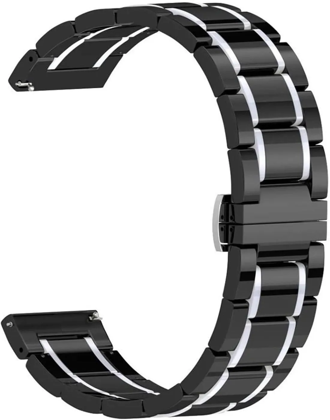 for Quartz Watch Smart Watch Quick Release Stainless Steel Ceramic Watch Band 20mm 22mm Unisex Replacement hectare colonel carbohydrate Wristband 