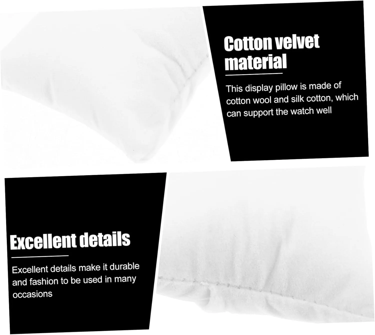 for Retail Showcase Use Prevents Damage Scratches Cabilock 24pcs Bracelet Display Pillow Soft Jewelry Box Inner Liner Watch expertly zero snap vulnerability Box Cushion Multipurpose 