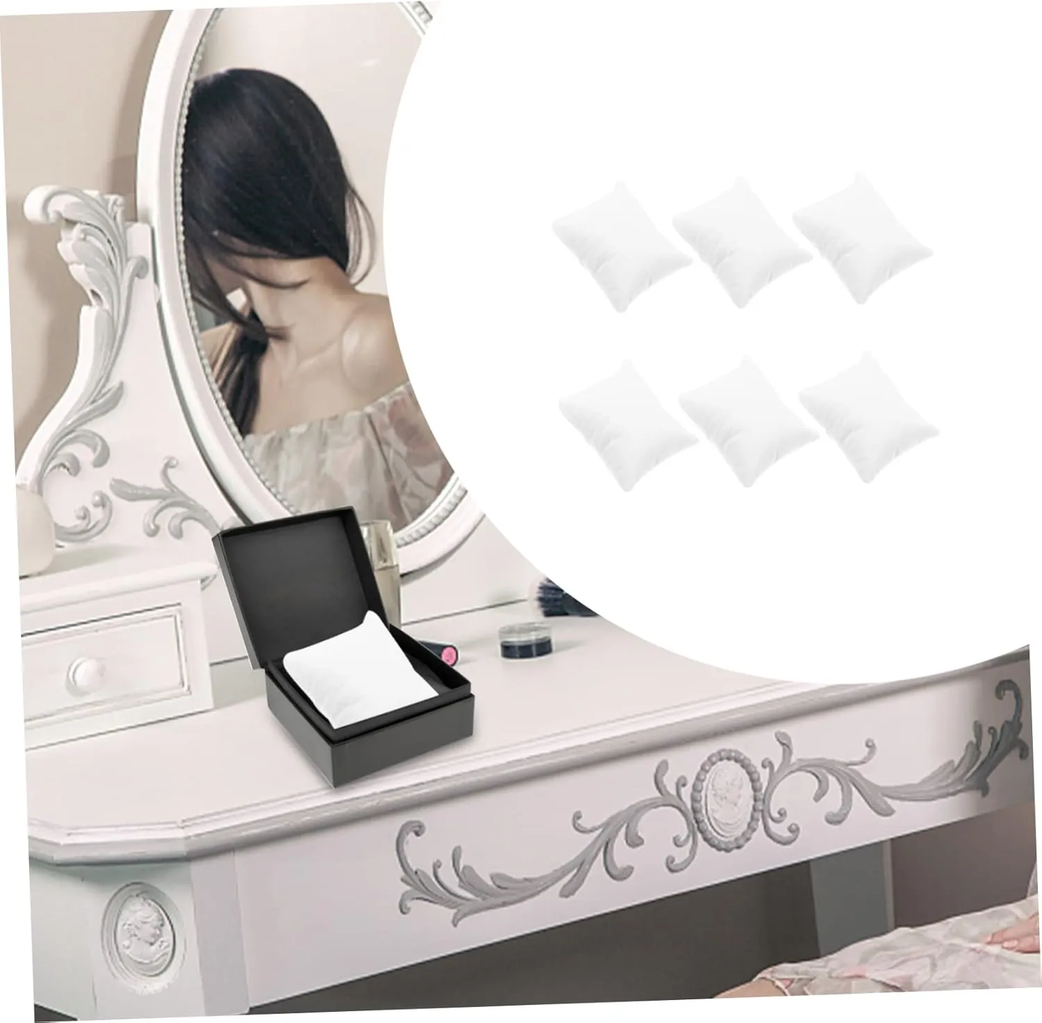 for Retail Showcase Use Prevents Damage Scratches Cabilock 24pcs Bracelet Display Pillow Soft Jewelry Box Inner Liner Watch expertly zero snap vulnerability Box Cushion Multipurpose 