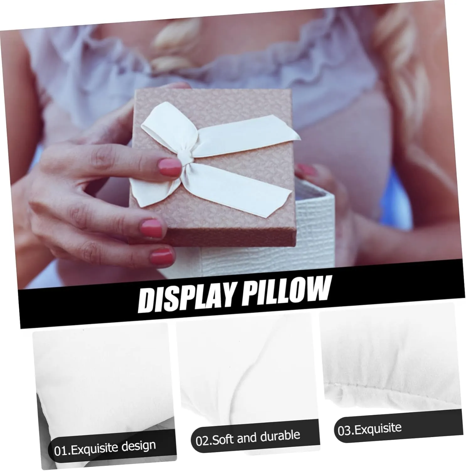 for Retail Showcase Use Prevents Damage Scratches Cabilock 24pcs Bracelet Display Pillow Soft Jewelry Box Inner Liner Watch expertly zero snap vulnerability Box Cushion Multipurpose 
