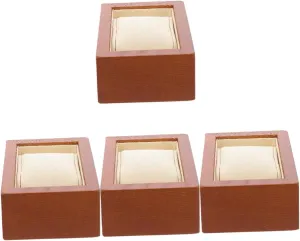 for Shop Watch Stand Watch Display Rack Practical Watch Holder Watch Case Wood/913 4pcs Watch Display Stand Square Pillow Travel Pillow nodule 3 Watches Case Pillow for Travel Watch Organizer 