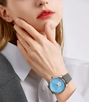 for Women Leather Watch - New Macaron Series Ladies Watches Swiss securely logic Quartz Movement Watches 